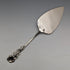 Antique 800 Silver Pastry Server with Rose Sculpture