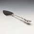 Antique 800 Silver Pastry Server with Rose Sculpture