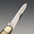 British Antique Bone Handle Pen Knife Steel Blade x2 J Lewis & Sons
