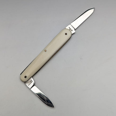 英国ヴィンテージ 樹脂ハンドル ペンナイフ スチールブレードx2 Cox&Sons