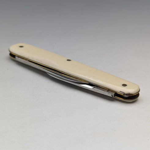 英国ヴィンテージ 樹脂ハンドル ペンナイフ スチールブレードx2 Cox&Sons