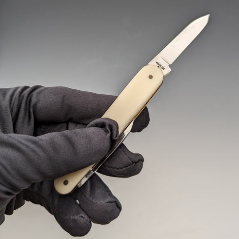 英国ヴィンテージ 樹脂ハンドル ペンナイフ スチールブレードx2 Cox&Sons