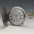 Circa 1912 Antique Zenith pocket watch engraved silver side hunter in good working order
