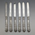 1862 British Antique Sterling Silver Dessert Cutlery 6 Pair Set Total 467g Martin & Hall Wooden Box
