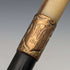 Circa 1914 British Antique Men's Cane Horn Bent Handle Black Shaft 85cm