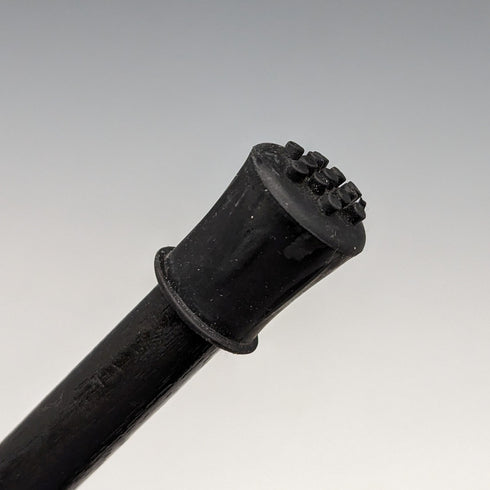 1914年頃 英国アンティーク 紳士用ステッキ ホーン曲がりハンドル ブラックシャフト 85cm