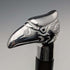 British Vintage Men's Walking Stick Eagle Head Handle Black Shaft 90cm