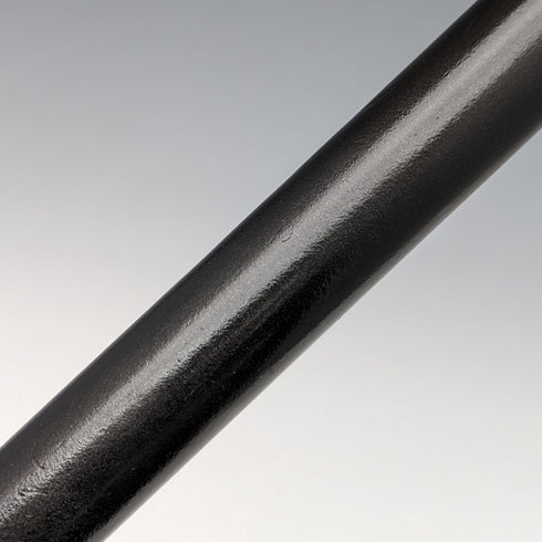 1913年 英国ヴィンテージ 紳士用ステッキ 純銀製 丸ハンドル 91cm ブラックシャフト