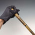 British Antique Gentleman's Cane Horn & Bone 86cm Multicolor Shaft