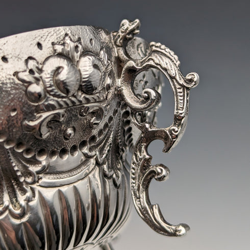 1903 年英國古董純銀高腳碗 126 克 Goldsmiths & Silversmiths