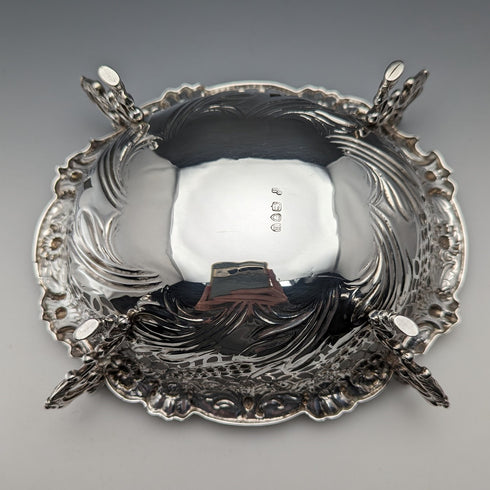 1892 年英國古董純銀無柄中心碗 292 克 Charles Stuart Harris