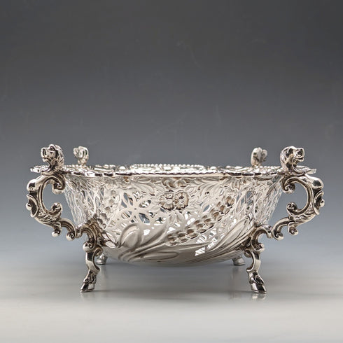 1892 年英國古董純銀無柄中心碗 292 克 Charles Stuart Harris