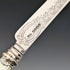 1875 British Antique White Pearl Handle & Sterling Silver Blade Cutlery 9 Pair Set Walker & Hall Wooden Box