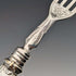 1875 British Antique White Pearl Handle & Sterling Silver Blade Cutlery 9 Pair Set Walker & Hall Wooden Box