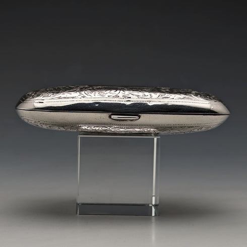 1919年 英国アンティーク 純銀製きコインパース 69g William Hair Haseler