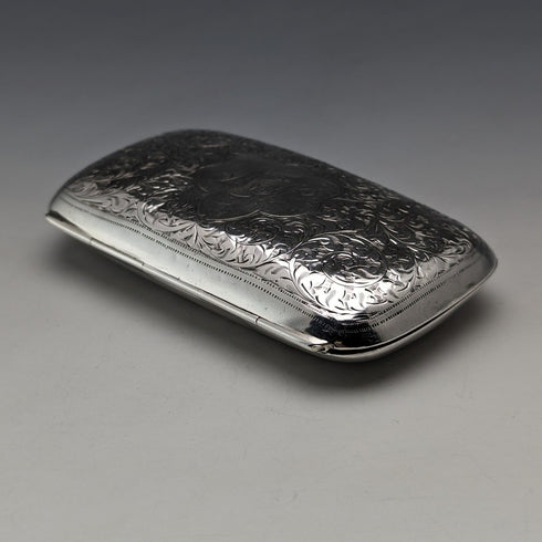 1919年 英国アンティーク 純銀製きコインパース 69g William Hair Haseler