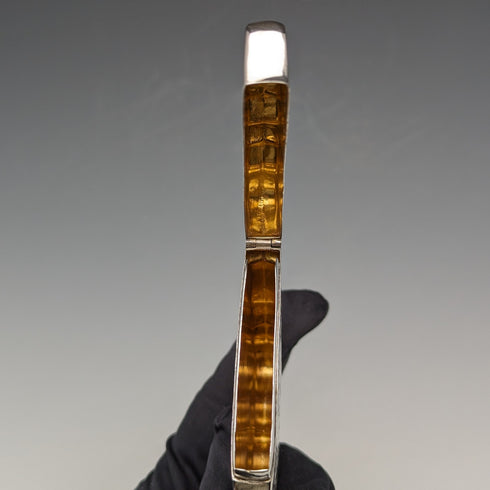 【お取り置き中】1913年 英国アンティーク 純銀製 小型カードケース 59g G Loveridge