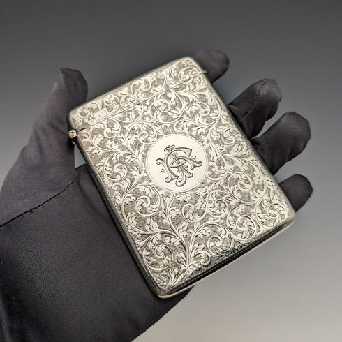 1898 年英國古董純銀卡包 62 克 William Neale