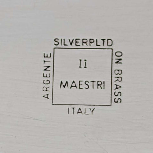 Italian Vintage Silver Plated Silent Butler II Maestri