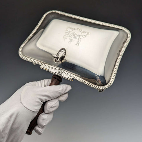 Italian Vintage Silver Plated Silent Butler II Maestri