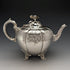 1840 British Antique Sterling Silver Bachelor Teapot 492g Barnard Family