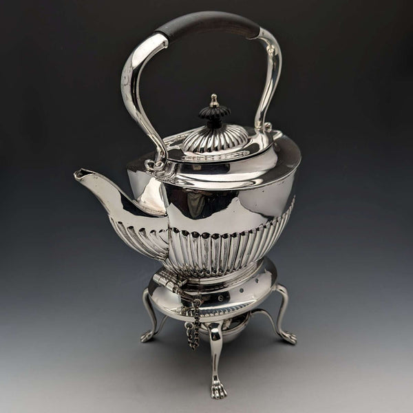約 1900 年英國古董鍍銀茶壺套裝 John Pound