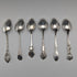 Circa 1900 US Antique Sterling Silver Souvenir Spoon x6 Teaspoon Size Total 100g