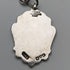 Circa 1884 British Antique Sterling Silver Albert Chain 37g Emblem Fob