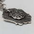 Circa 1884 British Antique Sterling Silver Albert Chain 37g Emblem Fob