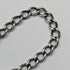 Circa 1884 British Antique Sterling Silver Albert Chain 37g Emblem Fob