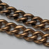 British antique rolled gold double Albert chain without fob