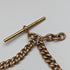 British antique rolled gold double Albert chain without fob