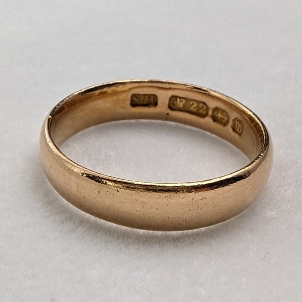 1896年 英国アンティーク ジュエリー K22ゴールドリング 指輪 SH