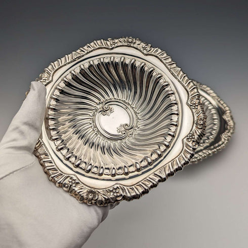 British Vintage Silver Plated Bowl Dish Pair
