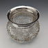 1929 British Vintage Cut Glass Bowl Sterling Silver Decor Arthur Willmore Pennington