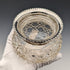 1929 British Vintage Cut Glass Bowl Sterling Silver Decor Arthur Willmore Pennington