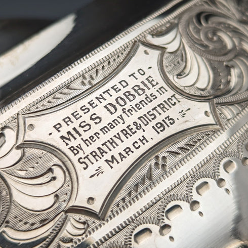 Circa 1913 British Antique Silver Plated Tea Set James Ballatyne & Sons