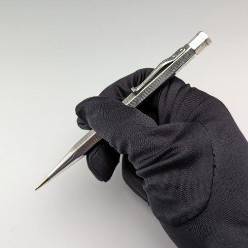 1960年 英国 ヤード・オ・レッド 純銀製 ヘキサゴン推進式ペンシル ケース入