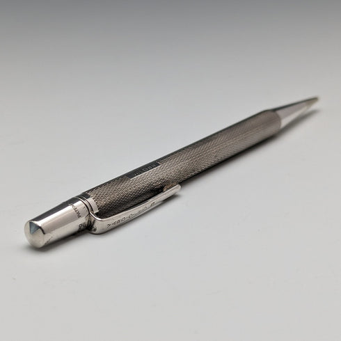 1970 British Yard O' Red Sterling Silver Propelled Pencil with Case