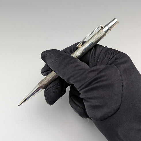 1970 British Yard O' Red Sterling Silver Propelled Pencil with Case