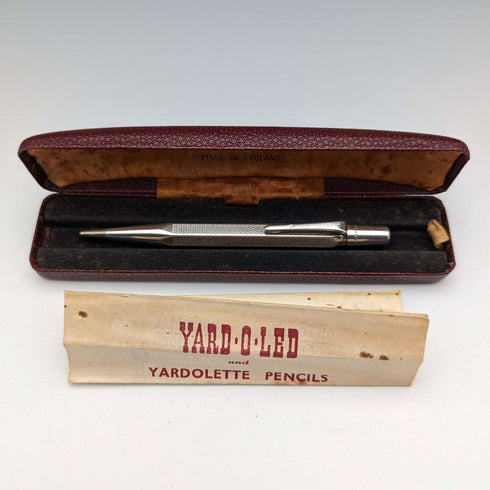 1954 UK YARD-O-LETTE Sterling Silver Propelled Mini Pencil YARD-O-LETTE