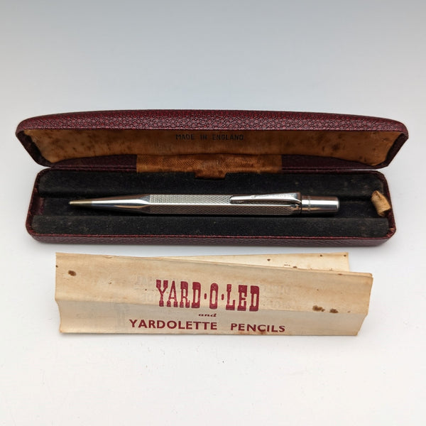 1954 UK YARD-O-LETTE Sterling Silver Propelled Mini Pencil YARD-O-LETTE