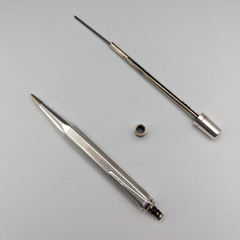 1954年 英国 ヤード・オ・レッド 純銀製 推進式ミニペンシル YARD-O-LETTE