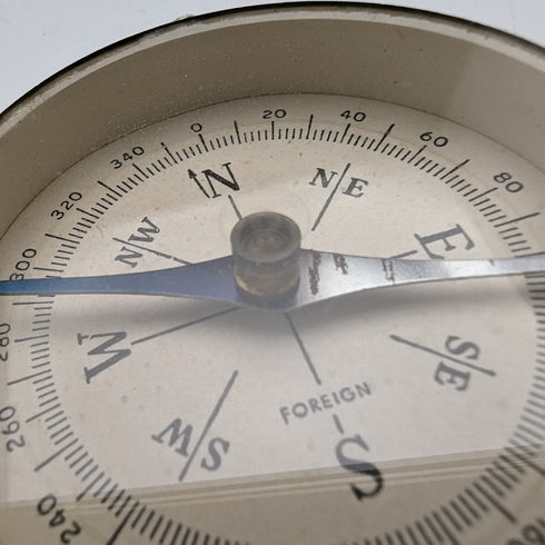 ヴィンテージ 真鍮製 コンパス Foreign