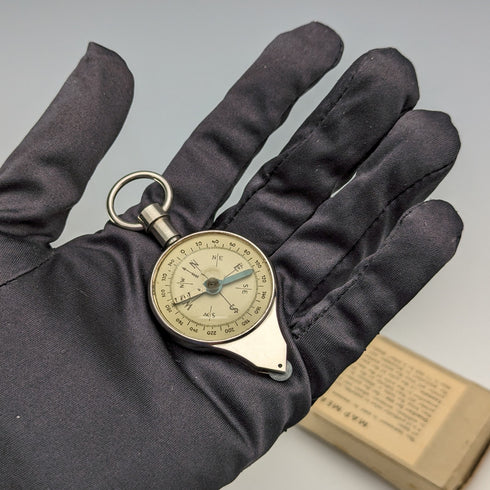 ヴィンテージ ドイツ製 マップメジャー&コンパス 箱入り