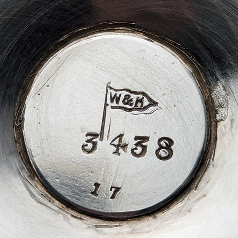 1890年頃 英国アンティーク シルバープレート製 ゴブレット Walker and Hall