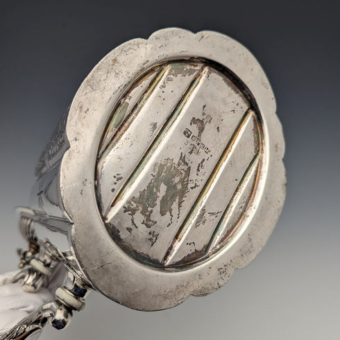 1900年頃 英国アンティーク シルバープレート製ティーポット George Wish