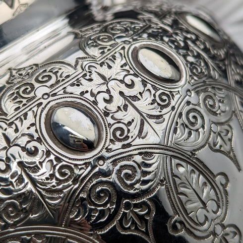 英国アンティーク ビクトリアン シルバープレート製 ティーセット