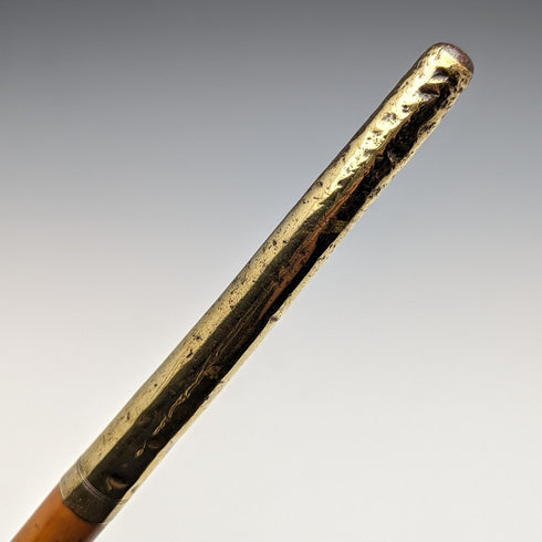 1932 British Vintage Men's Cane Horn Bent Handle 86cm