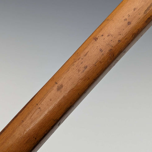 1922年 英国アンティーク 紳士用ステッキ 曲がりハンドル タンカラーシャフト 86cm